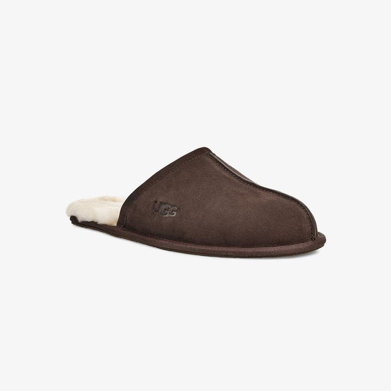 Chausson UGG Scuff Homme Chocolat Soldes 739XWMUB